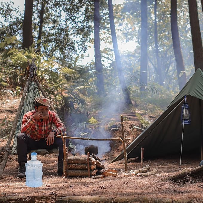 BESPORTBLE 5L Water Bottle: Portable Plastic Water Jug Reusable Outdoor Water Jugs - Leakproof Large Capacity for Sports Travel Camping Residential