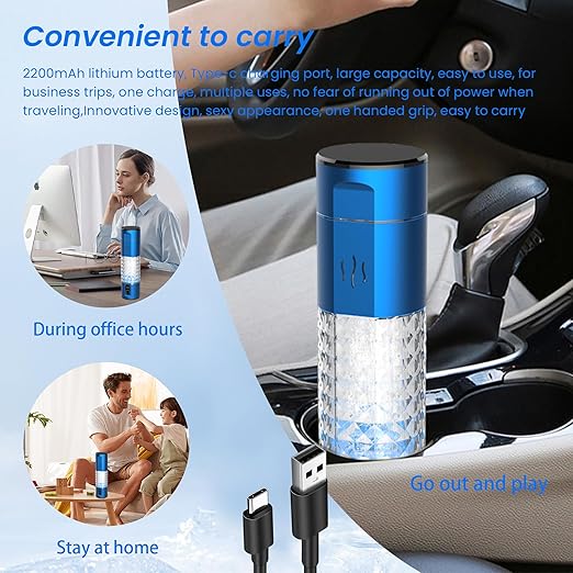 290ml Hydrogen Water Bottles 5000 BBP Hydrogen Water Bottle Generator 5min Quick Electr Portable Hydrogen Water Bottle Ionizer