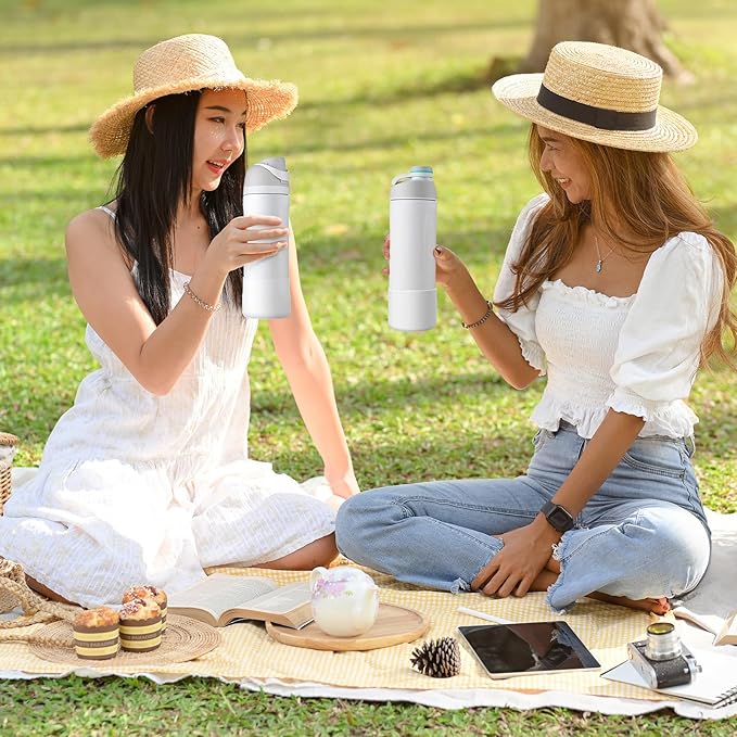 2PCS Silicone Water Bottle Boot for Owala 24oz 32oz 40oz, Anti-Slip Protective Sleeve Bottom Bumper Protector for FreeSip, Twist, and Flip Stainless Steel Water Bottles