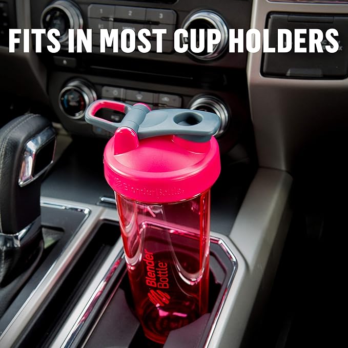 BlenderBottle Shaker Bottle Pro Series Perfect for Protein Shakes and Pre Workout, 28-Ounce, Black