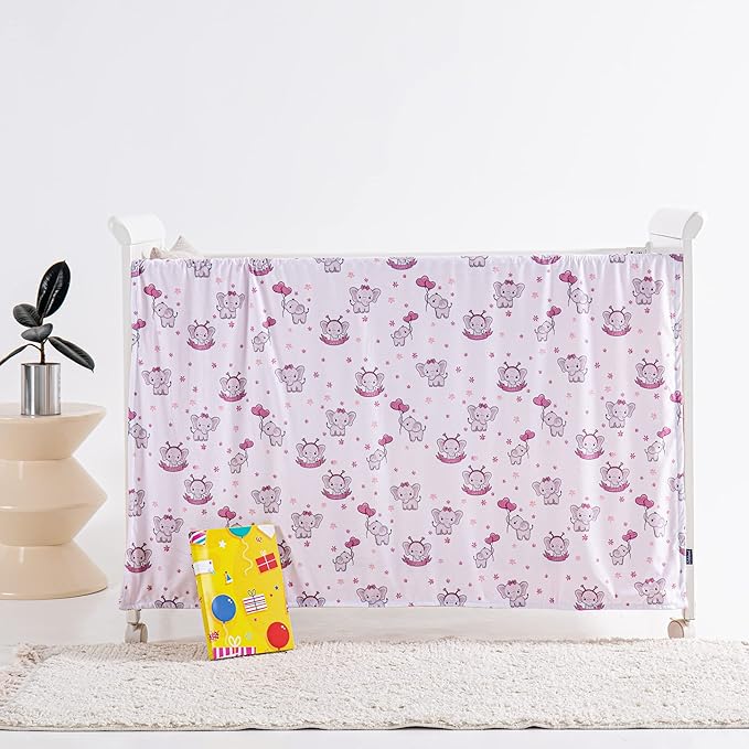 Baby Blanket for Boys Girls Super Soft Blanket,Fluffy Warm Lightweight Baby Receiving Blankets,Double Layer with Dotted Backing for Toddler Nursery (Elephant, 50 * 60inch)