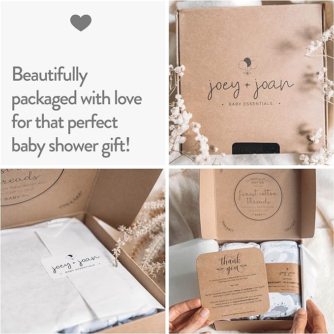 Bassinet Sheets Compatible with 4moms Mamaroo Sleep Bassinet - Fits 18 x 30 Inch Oval Bassinet Mattress – Snuggly Soft 100% Jersey Cotton – 2 Pack – Pale Pink + Lilac – 2 Pack