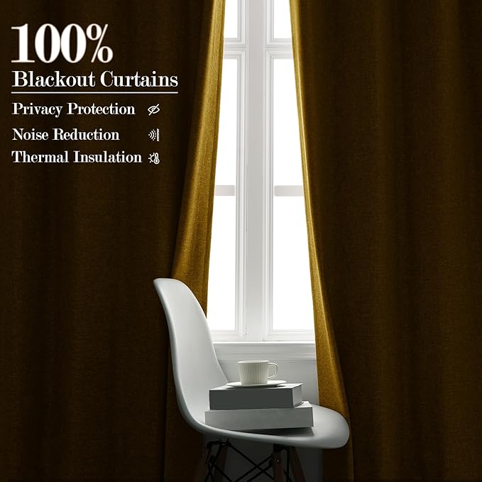 120" Wx96 L Linen Room Divider Drapes for Doorway/Glass Window/Sliding Door/Patio, Extra Wide Pinch Pleated Full Blackout Curtains for Girls Boys Teen Kids Room, 1 Panel, Yellow