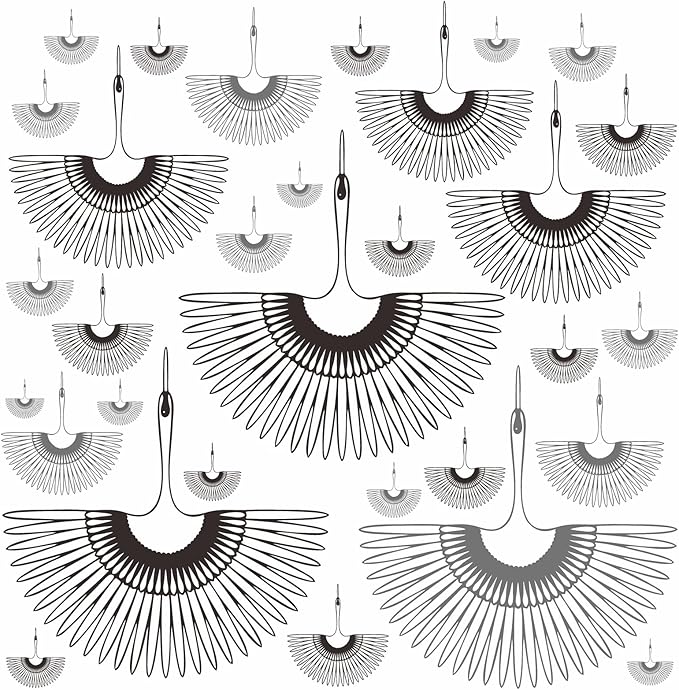 Black Leaves Wall Sticker Modern Wall Decal Black Boho Wall Sticker for Living Room Decor Nordic Leaves Wall Art Stickers for Bedroom Peel and Stick Fans Wallpaper Stickers for Kids Room Kitchen Decor