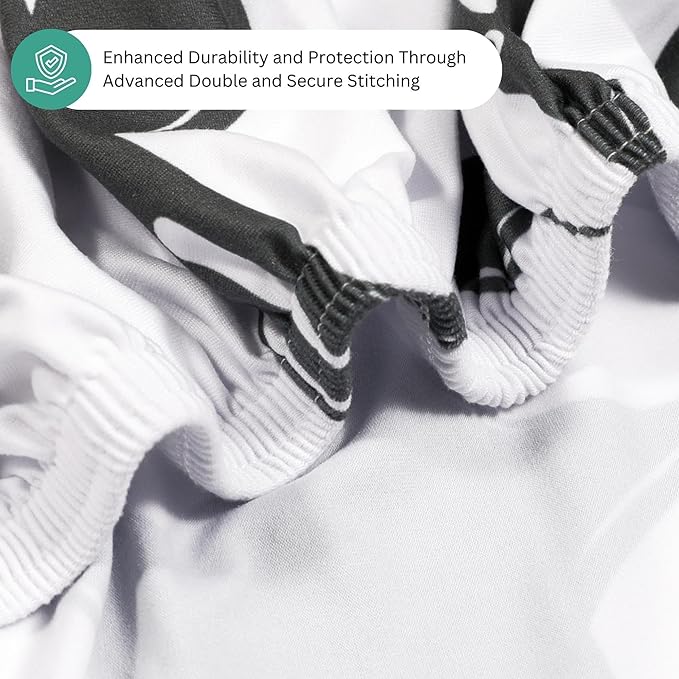 Bassinet Sheets for Ronbei, Baby Joy, Baby Delight Beside Me Dreamer, and Nordmiex Bassinet, 4 Pack, 33x20 Inch, Ultra Soft, Breathable Snug Fit, Unisex Boys Girls, Gray White (Ocean Fish Theme)