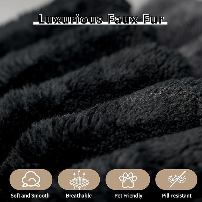 118" L Shaped Modern Sofa Modular Sectional Cloud Couch with Ottoman,Deep Seat Upholstered Couches with Plush Corduroy Fabric for Living Room Furniture,Bedroom and Apartment,No Assembly Required,Black