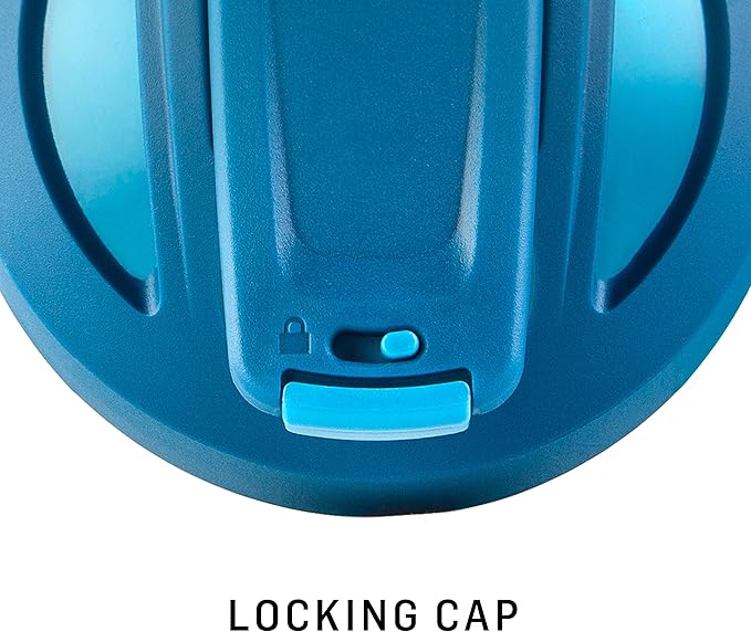 BlenderBottle Strada Shaker Cup Perfect for Protein Shakes and Pre Workout, 28-Ounce, Ocean Blue