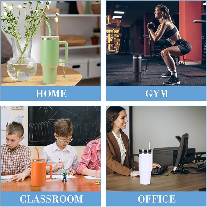 6PCS Letter Charm Accessories for Stanley Cup, Name ID Letter Handle Charm for Stanley Handle Identification Letter Pendant Handle Decoration for Stanley Tumbler Charms (Letter F)