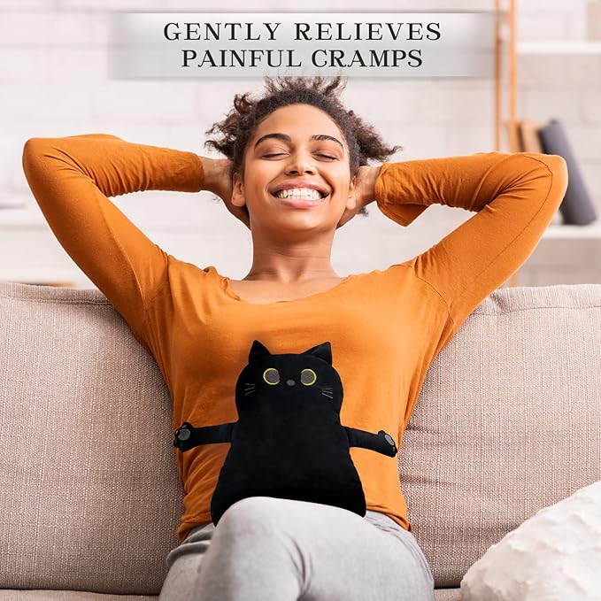 2PCS Large Microwave Heating Pads for Cramps Pain Relief, Moist Microwavable Period Menstrual Heat Packs, Cordless Warm Compress Gift for Mothers Day, Birthday, Thanksgiving, Christmas, 21*12" + 17*9"