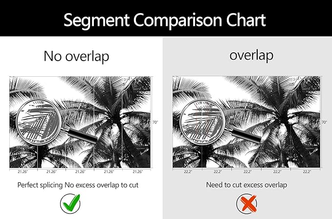 Black Palm Tree Wallpaper Bedroom Beautiful Tropical Plant Leaf Wall Mural Living Room (Not Peel and Stick)