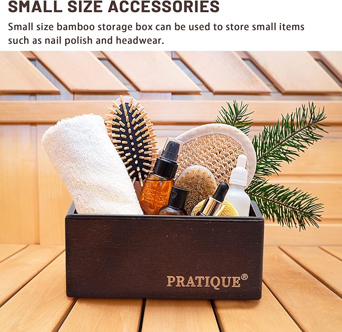 Bamboo Drawer Organizer - Kitchen Utensil Organizer Silverware Tray Cutlery Holder，Office Desk Supplies and Accessories,15 * 5.9 * 2.6,Nut-brown