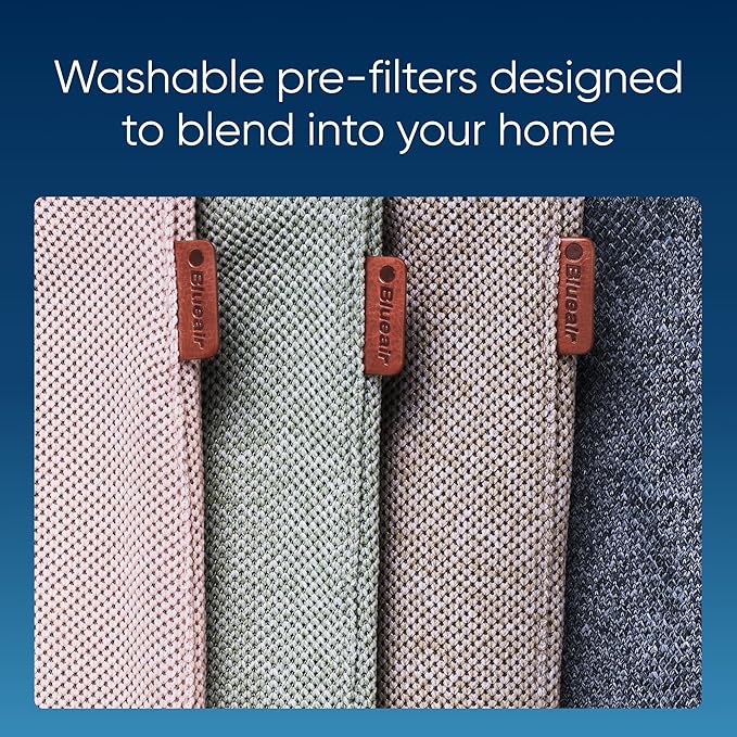 BLUEAIR Air Purifier for Small Room, Bedroom, Home, Cleans 926 sqft in one hour, HEPASilent Air Cleaner for Pets, Allergens, Virus, Dust, Mold, Smoke - Blue Pure 511i Max