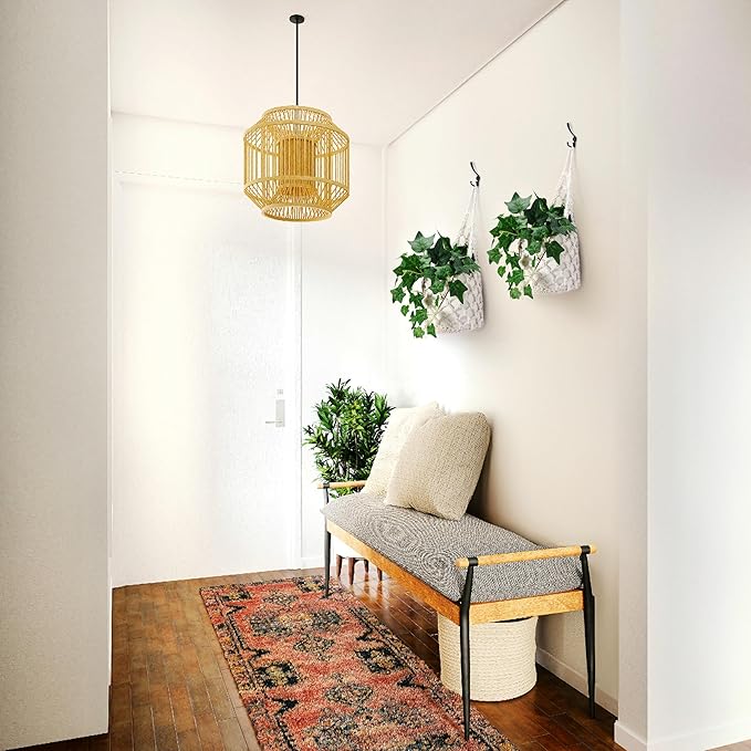 2PK Wall Planters for Indoor Plants, Macrame Plant Hanger | Wall Planter, Plant Hanger, Hanging Planter (2PK, for 6 inch Pot)