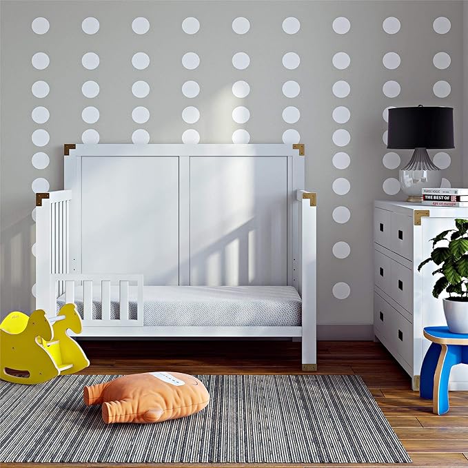 Baby Relax Miles Toddler Guardrail, White