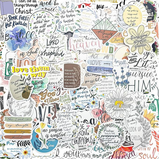 200PCS Inspirational Stickers for Stanley Cup - Waterproof Vinyl Aesthetic Stickers for Water Bottle Laptop Tumbler Phone Case Scrapbooking Skateboard Teens Girls Aldult Kids