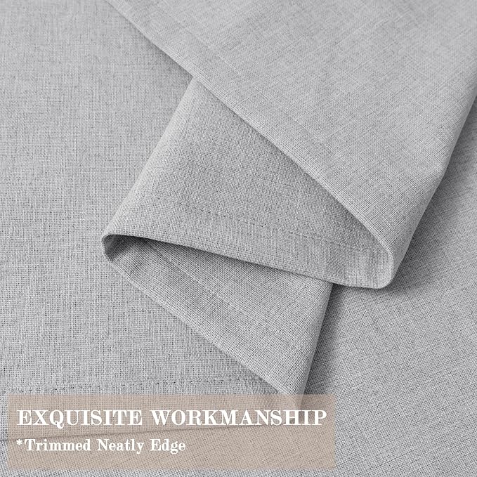 150 Inches Extra Wide Room Divider Draperies, Pinch Pleat Drapes, Absolutely Blackout Sliding Door Drapery, Total Privacy Ceiling Track Curtains, 150" W by 84" L, Silver Grey (1 Panel)