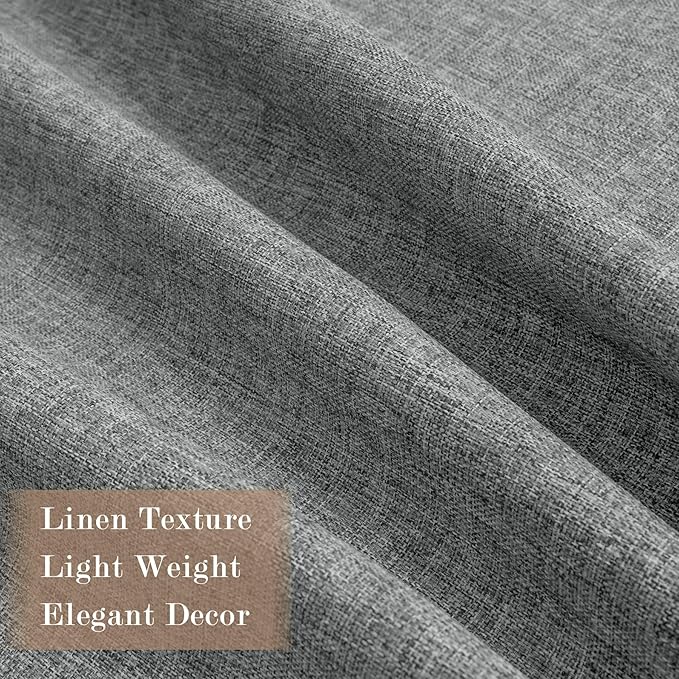 150 Inches Extra Wide Room Divider Draperies, Pinch Pleat Drapes, Absolutely Blackout Sliding Door Drapery, Total Privacy Ceiling Track Curtains, 150" W by 84" L, Mid Grey (1 Panel)